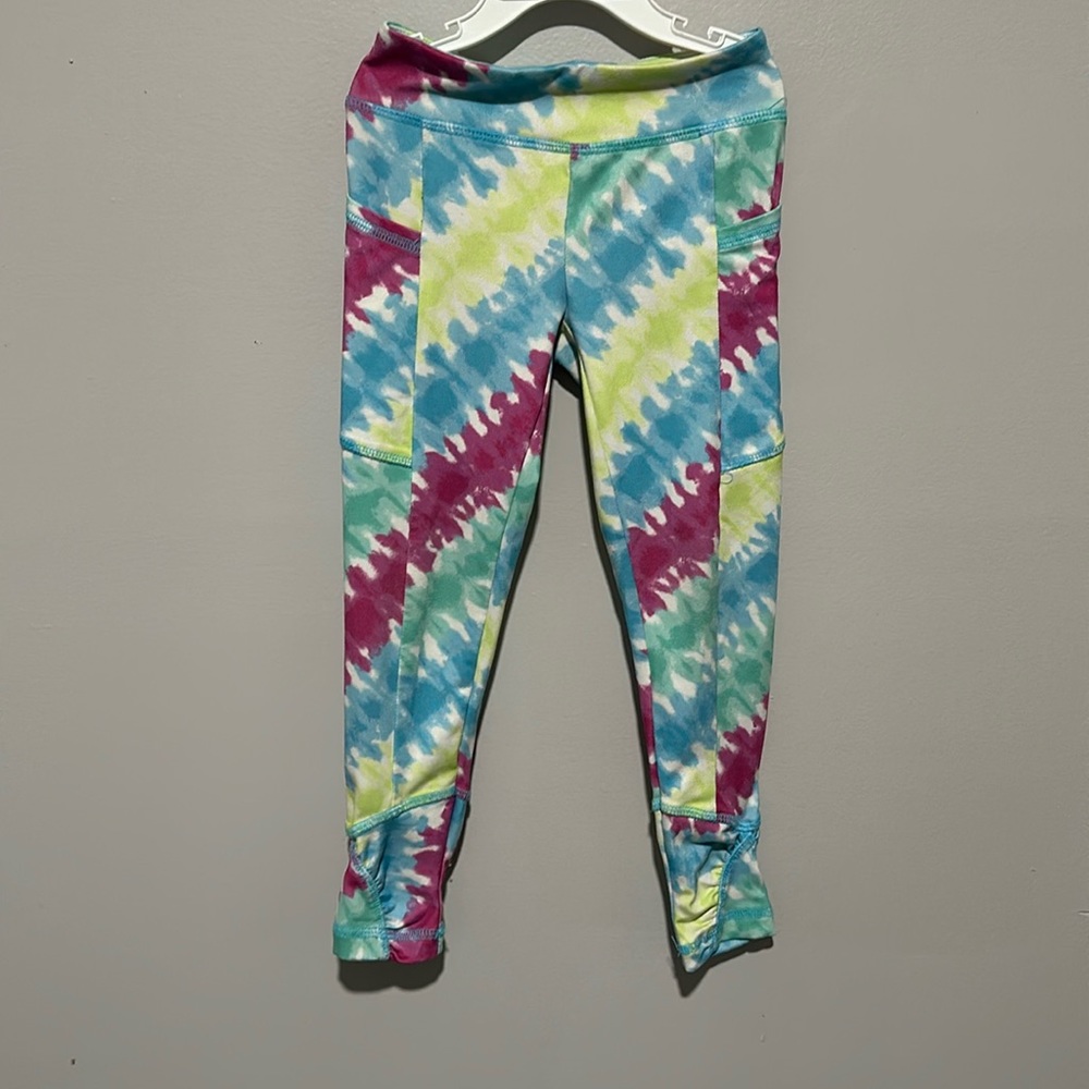 Lands End Tie Dye Leggings Sz XS 4/5